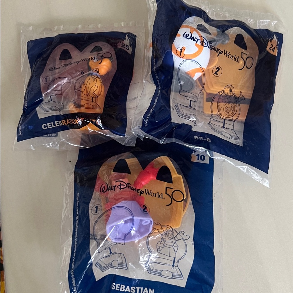 McDonald’s Walt Disney 59th Happy Meal Toys